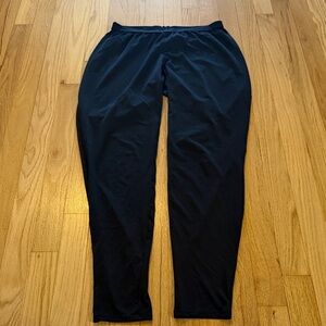 Patagonia Black Capilene Silkweight Baselayer Bottoms Sz L